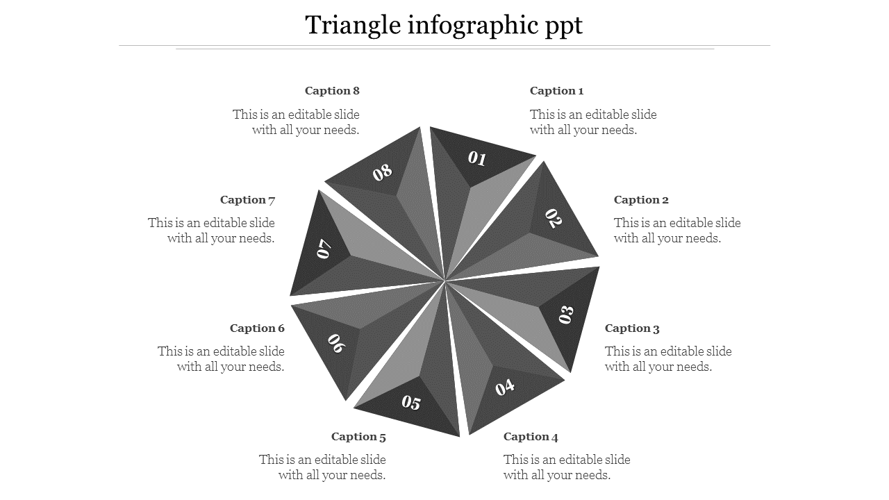 infographic ppt-Gray